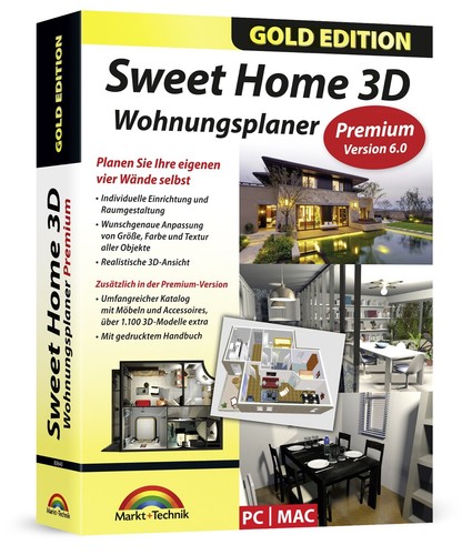 Sweet home wohnungsplaner - sweet, 3d