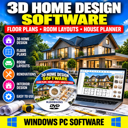 Home design software dvd - 3d,